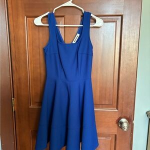 Royal blue flowy dress